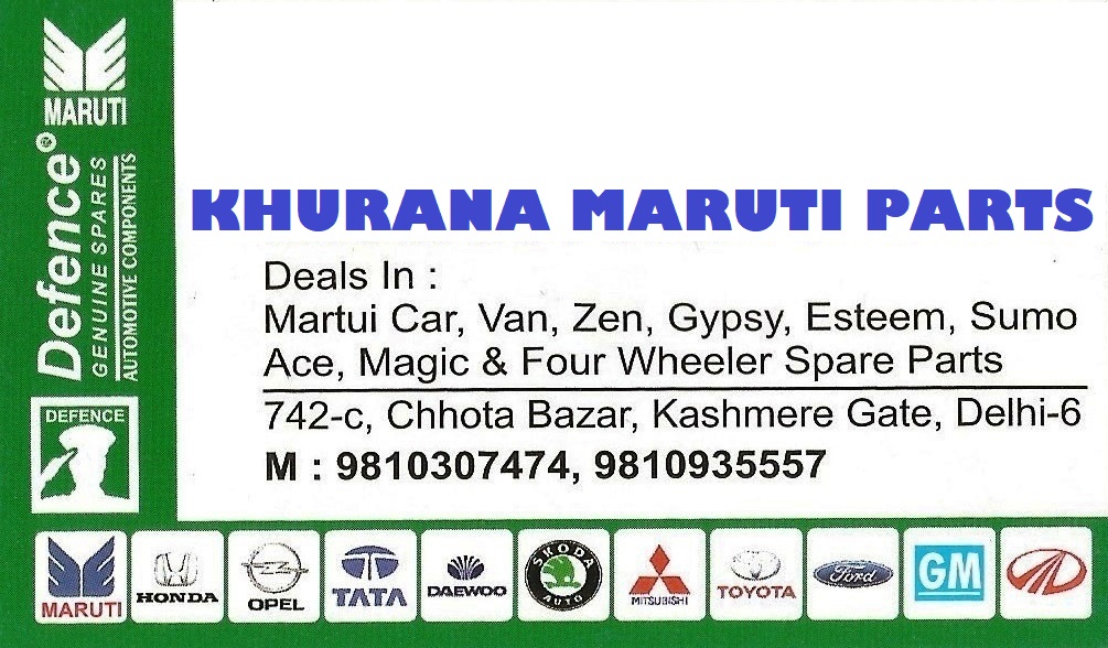 Kashmiri gate store maruti spare parts